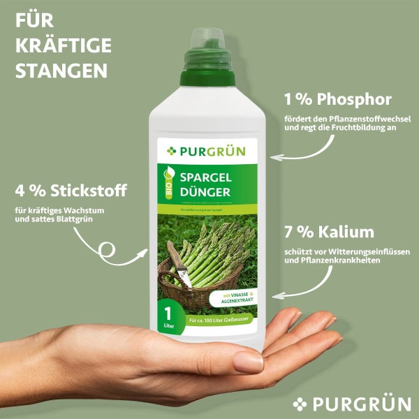 Purgrün Bio-Spargeldünger 1 Liter