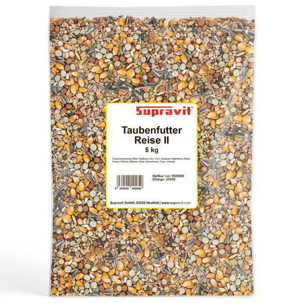 Supravit Taubenfutter Reise II, 5 kg Packung