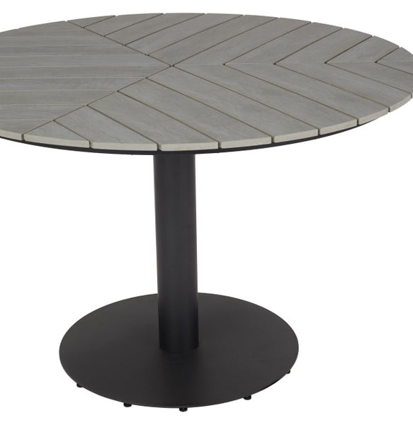 Hector Gartentisch Ø110 cm grau. 110 X 110 X 74 cm