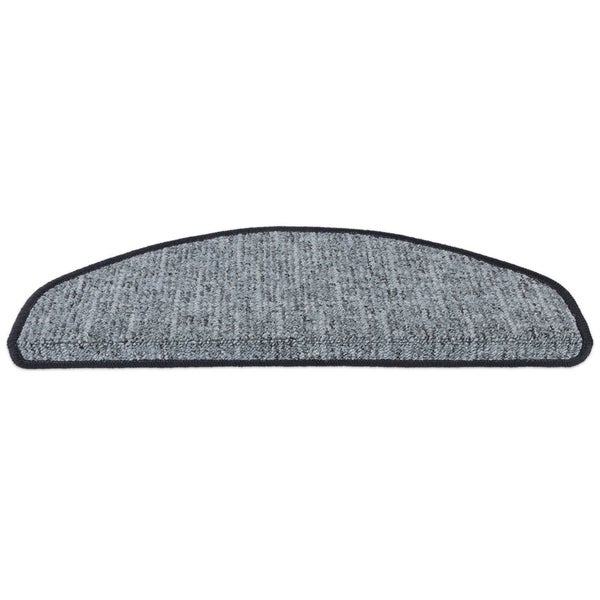 FLOORDIREKT Stufenmatte Alto - Selbstklebend - Hellblau - Halbrund - 23,5 x 65 cm