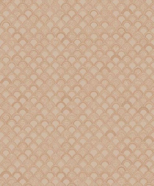 Borastapeter Tapete Art Decó Muster Rosa - 53 cm x 10.05 m - 660854