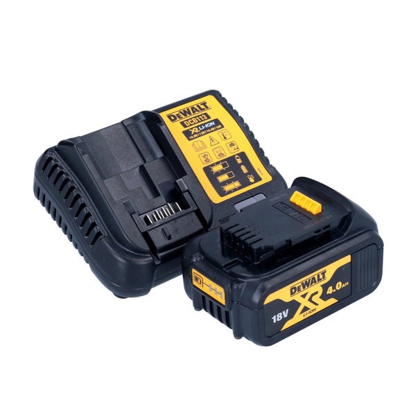DeWalt Akku-Ladegerät DCB113 mit Lithium-Ionen-Akku 18 Volt und 4,0 Amperestunden.