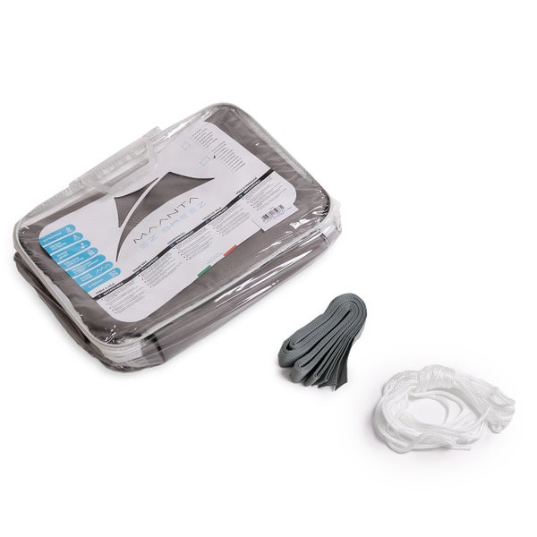 Sonnensegel Wasserdicht Graphite Rechteck 350x550 Cm - Maanta® Ez Breez