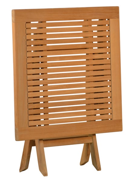 Teak Klapptisch 80 x 80 cm premium wetterfest langlebig