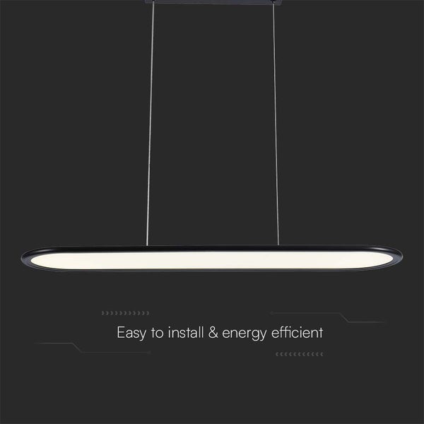 LED Pendelleuchte mit länglichem Design