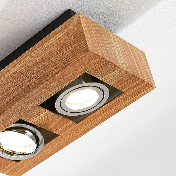 Arcchio Strahler Vince (Modern) aus Metall (2 flammig, GU10) - Deckenlampe Deckenleuchte Lampe Spot Flurleuchte