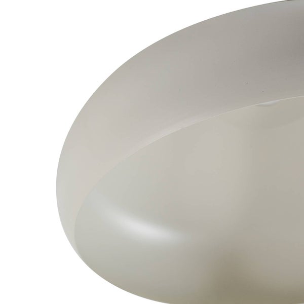 Lindby Deckenlampe Elover (Modern) in Creme aus Metall (1 flammig, E27) - Deckenleuchte Lampe Wohnzimmerleuchte