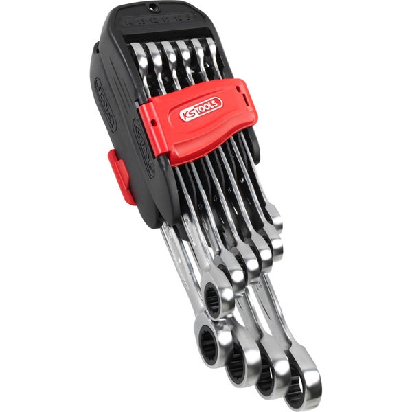 KS Tools Ringratschenschlüssel Satz mit Halter