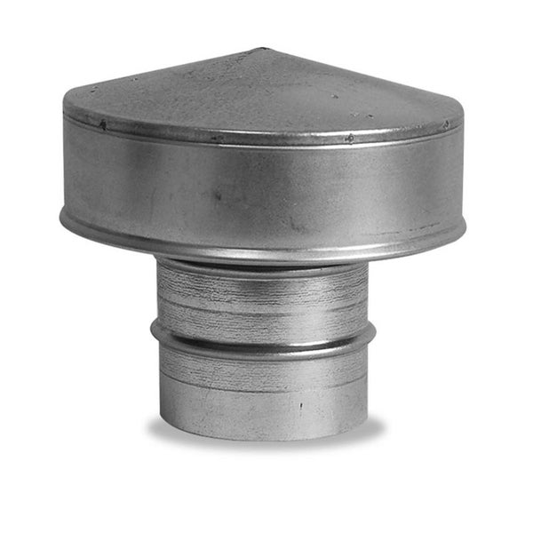 Lüftungshaube aus Metall für Schornsteine oder Belüftungsrohre.