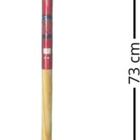 Holzstiel mit einer Länge von 73 Zentimetern.