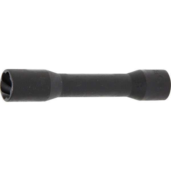 BGS Spiral-Profil-Steckschlüssel-Einsatz / Schraubenausdreher, tief Antrieb Innenvierkant 12,5 mm (1/2) SW 19 mm - 5264-19