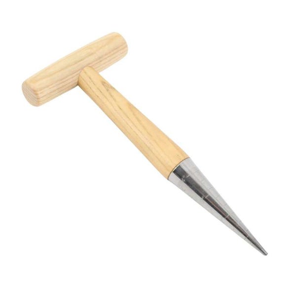 Pflanzholz (Edelstahl) mit Holzgriff