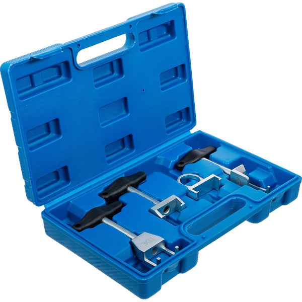 Steuerketten-Arretierwerkzeugsatz in blauem Werkzeugkoffer