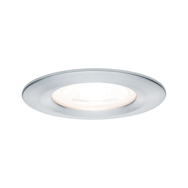 Einbauleuchte Nova starr rund 78mm GU10 max. 35W 230V dimmbar Alu gedreht