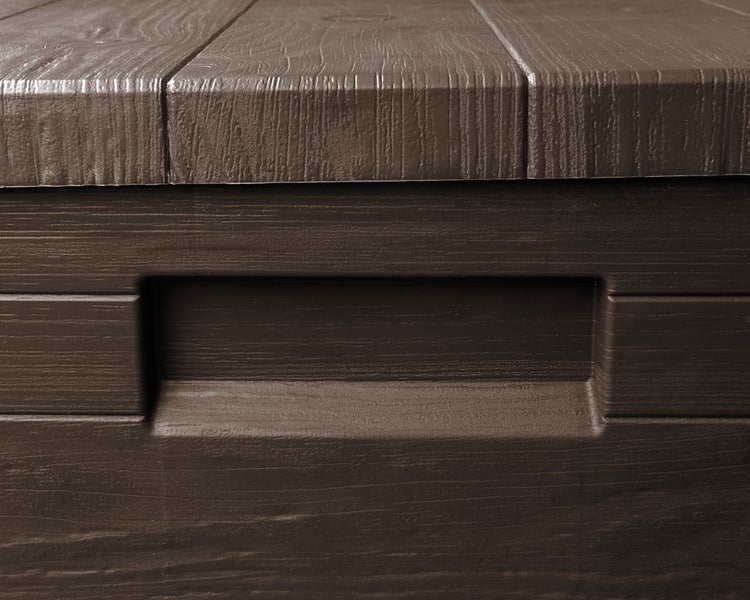 Ondis24 Kissenbox Madera Mini braun, Aufbewahrungsbox, Box