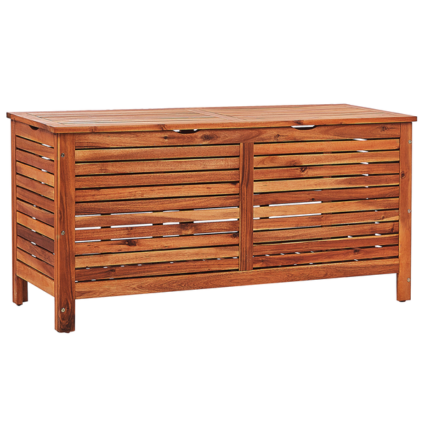Aufbewahrungsbox RIVIERA Akazienholz 130 cm 48 cm Braun