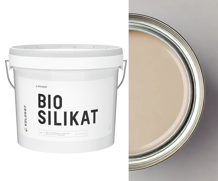 Kolorat Wandfarbe Bio-Silikat – Karamell K/8-18-30-11/T – 2.5L  Matte Wand- & Deckenfarbe auf Silikatbasis, atmungsaktiv, allergikerfreundlich, frei von Konservierungsmitteln, geruchsarm, leichte Verarbeitung. Hochwertige Innenfarbe für alle Räume.