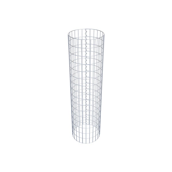 Gabionensäule Durchmesser 42 cm, MW 5 x 10 cm rund - Höhe: 1,60 m