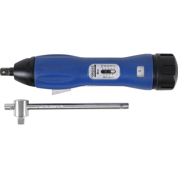 BGS Drehmomentschrauber Abtrieb Außenvierkant 6,3 mm (1/4) 2 - 10 Nm - 8661