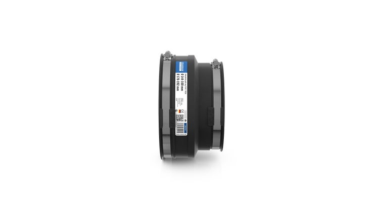 Crassus Adapterkupplung CAC 1924 zur Rohrverbindung, Spannbereich 144 bis 160 Millimeter und 170 bis 192 Millimeter aus EPDM mit Edelstahlbändern