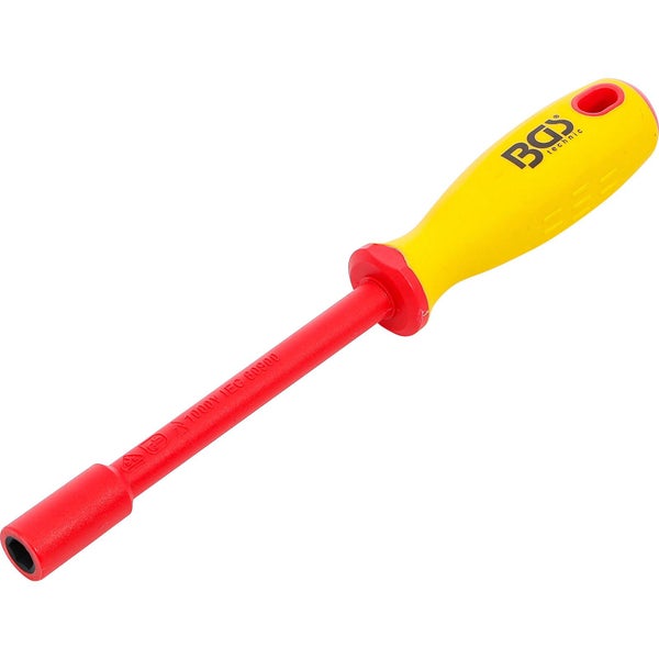BGS VDE-Steckschlüssel-Schraubendreher Sechskant SW 8 mm Klingenlänge 125 mm - 71088