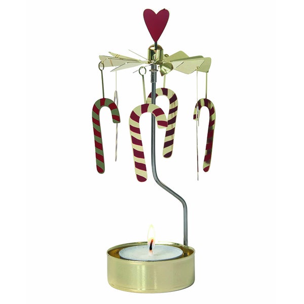 Candy Cane Teelichtkarussell - Pluto Design