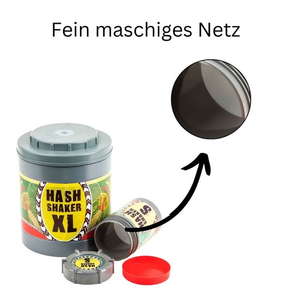 Pollenshaker Hash Maker XL – Effizienter Trichom-Separator, 100 g Fassungsvermögen, langlebiges Kunststoff-Edelstahl-Design, kompakt und vielseitig für Hobby- und Profi-Züchter