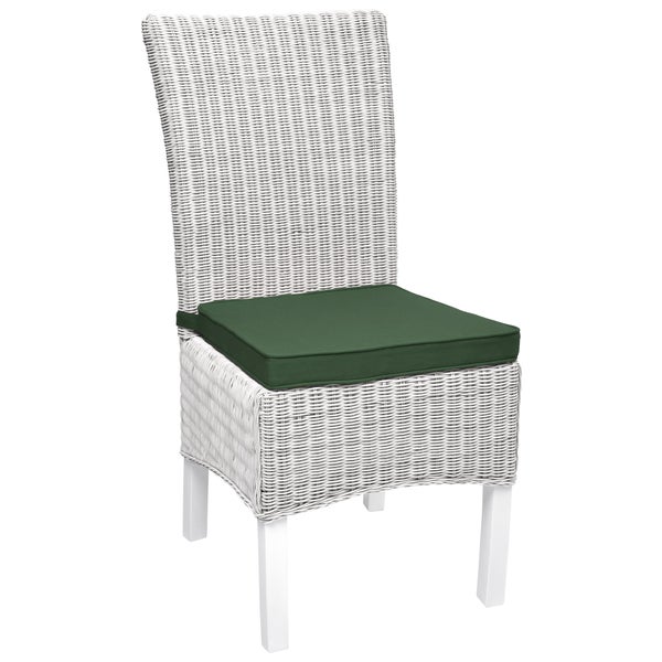 Beautissu Loft SK Stuhlkissen 45x40x5cm Dunkelgrün (4tlg)