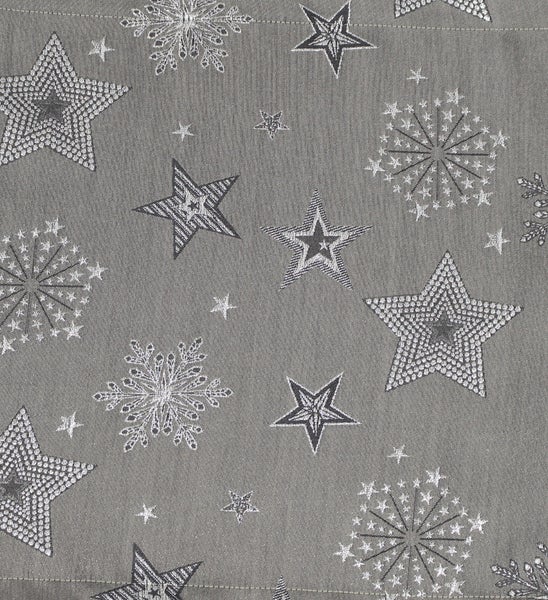 FRANK FLECHTWAREN | Tischläufer Shiny Christmas, VISKOSE, POLYESTER, METALLIC-GARN,  40 x 140 cm