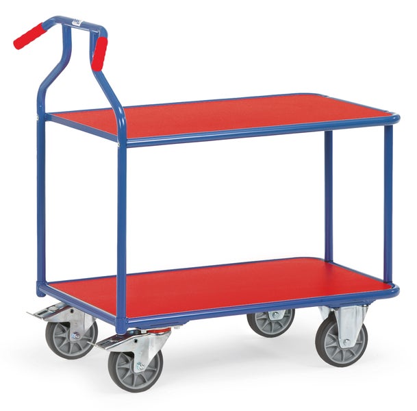 Etagenwagen mit zwei Ladeflächen und Griff