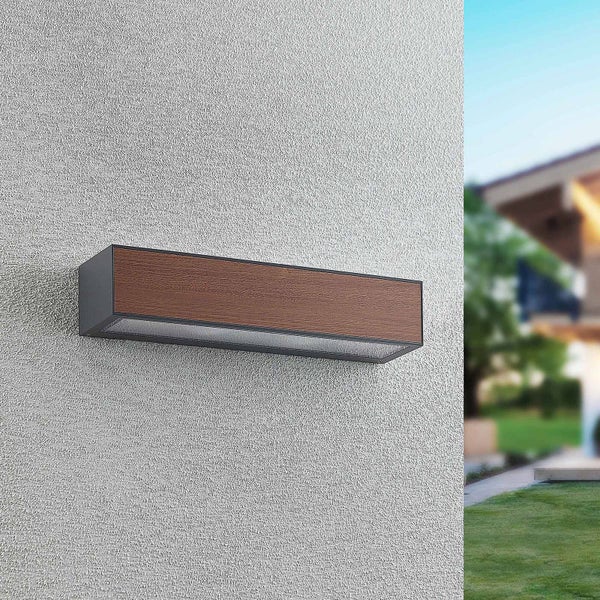 Arcchio Wandleuchte außen Miraz (spritzwassergeschützt (Modern) aus Aluminium (2 flammig, E27) - Außenwandleuchten Wandlampe Led Außenlampe Outdoor für Außenwand/Hauswand Haus Terrasse