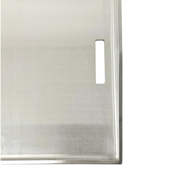 GEDA Grill premium Plancha Grillplatte Edelstahl 4mm