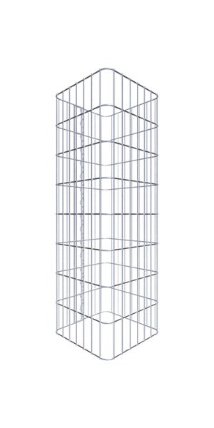 Gabionensäule 37 x 37 cm, MW 5 x 10 cm eckig - Höhe: 0,80 m