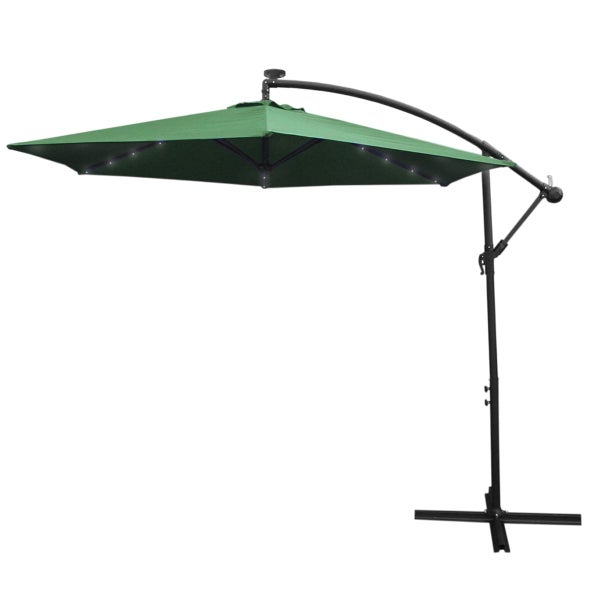 Freiarm-Sonnenschirm mit Beleuchtung
