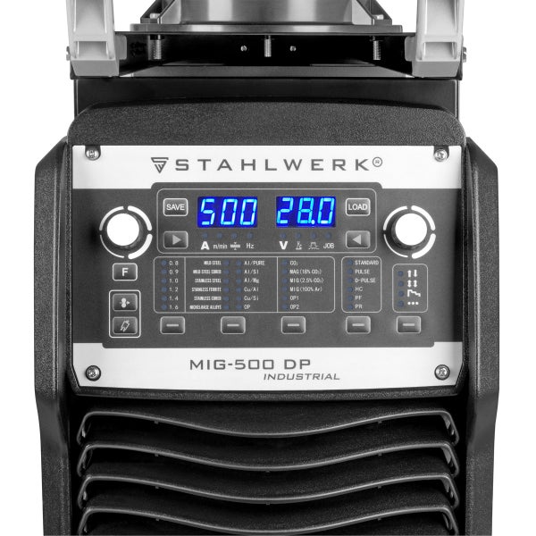 STAHLWERK Industrie-Schweißgerät MIG MAG 500 DP IGBT Inverter mit 500 Ampere