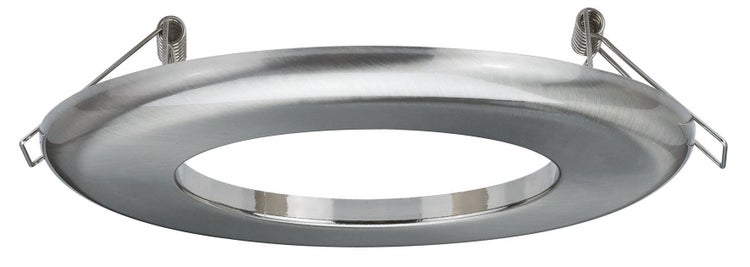 Adapter Einbauleuchten-Einbauadapter Ø 130 mm 130mm Eisen gebürstet