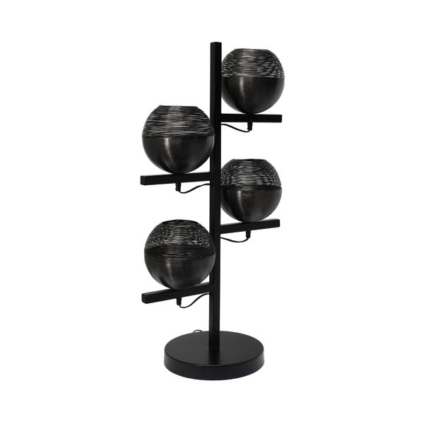 Designer Stehlampe in Schwarz, Wohnzimmer Lampe | Wohnzimmer Esszimmer Leuchte