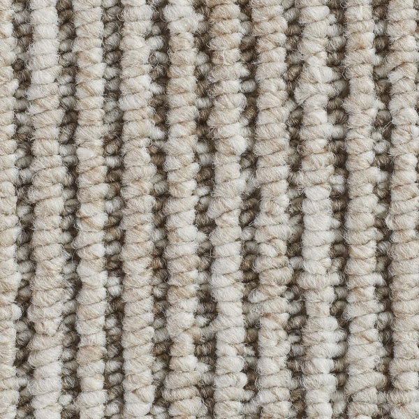 Teppichboden Meterware beige Teppich Auslegware in Schlingenqualität 500 cm Breite (Meterware)