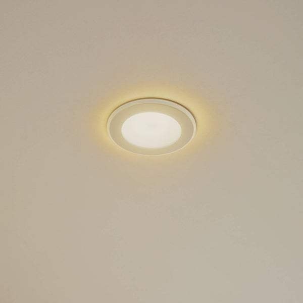 Lindby LED Toka (Modern) in Weiß (2 flammig, ) Wohnzimmerleuchte