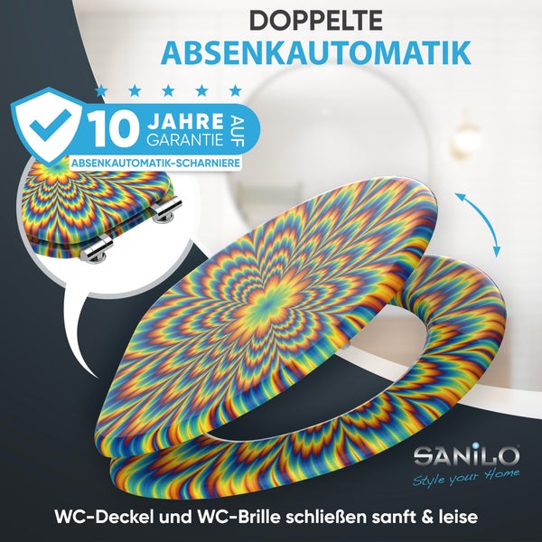 WC-Sitz mit Absenkautomatik Illusion