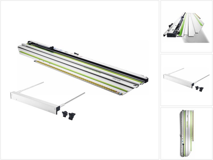 Festool FSK 420 Kappschiene 420 mm ( 769942 ) + PA-HK 55 Parallelanschlag ( 576912 ) für Handkreissäge HKC 55 und HK 55