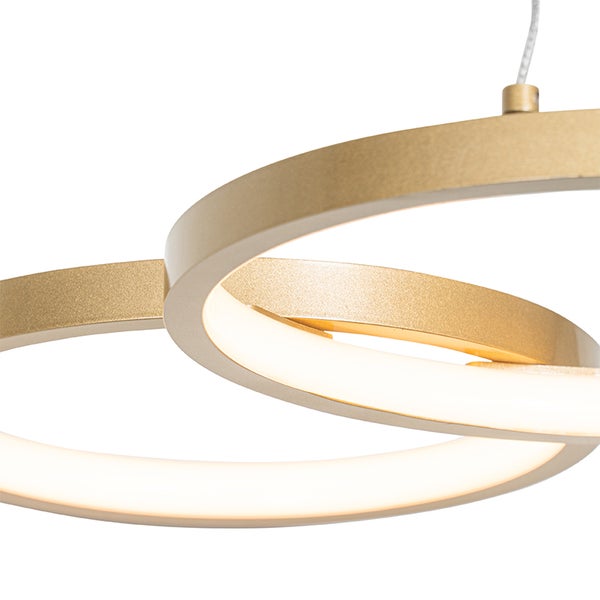 LED-Hängeleuchte mit ringförmigem Design