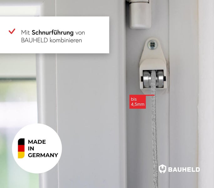 Braided Cord with Cord Guide and Made in Germany Seal