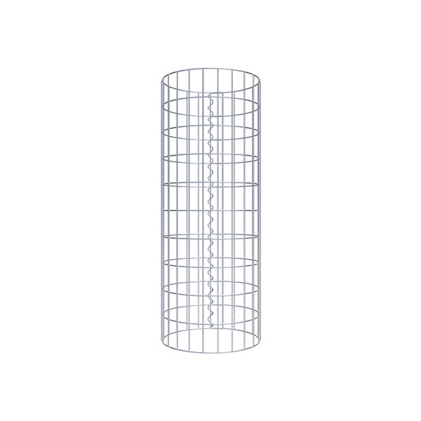 Gabionensäule Durchmesser 37 cm, MW 5 x 10 cm rund - Höhe: 1,00 m