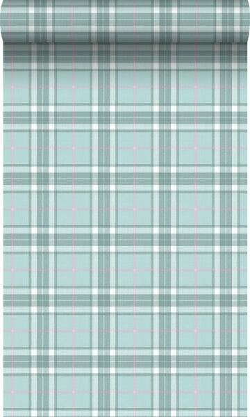 Tapetenrolle mit Karomuster