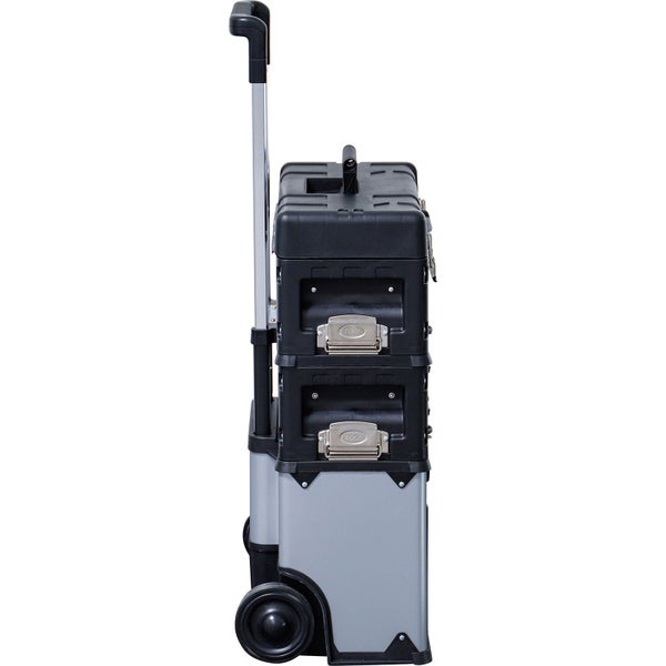 Werkzeugkoffer mit Rollen und Teleskopgriff