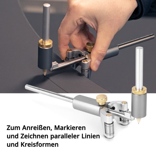 Anreißen und Anzeichnen von Blechen
