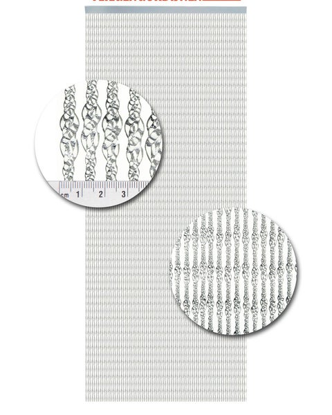 Fliegenvorhang Kunststoff Pisa Transparent - 92cm x 210cm