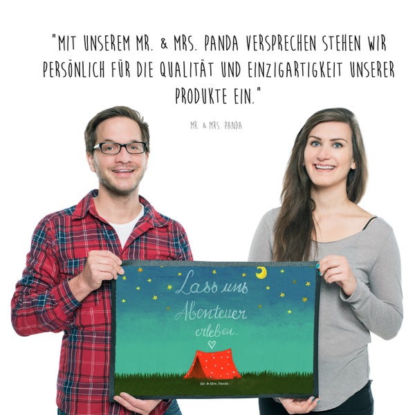 Mr. & Mrs. Panda 50 x 75 cm Fußmatte Abenteuer