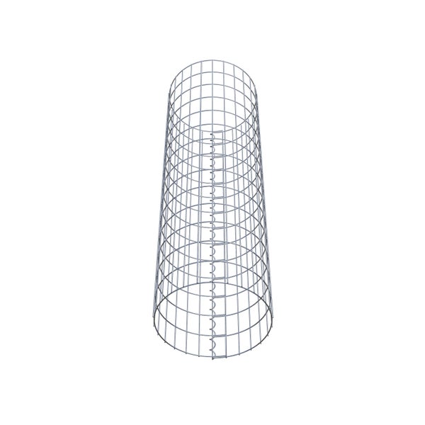 Gabionensäule Durchmesser 42 cm, MW 5 x 10 cm rund - Höhe: 1,40 m